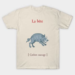 Medieval wild pig T-Shirt